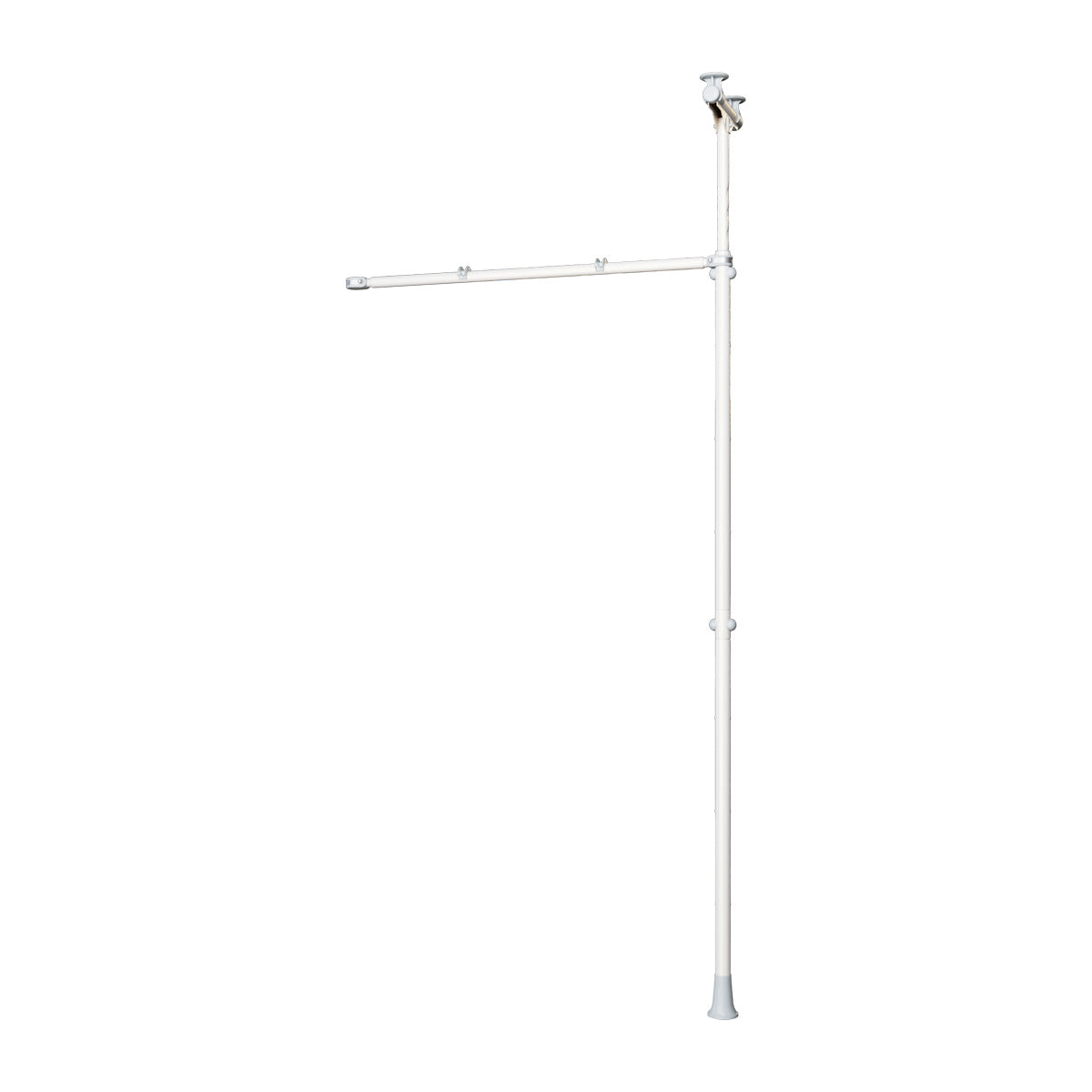 Climbing net, pole with bar