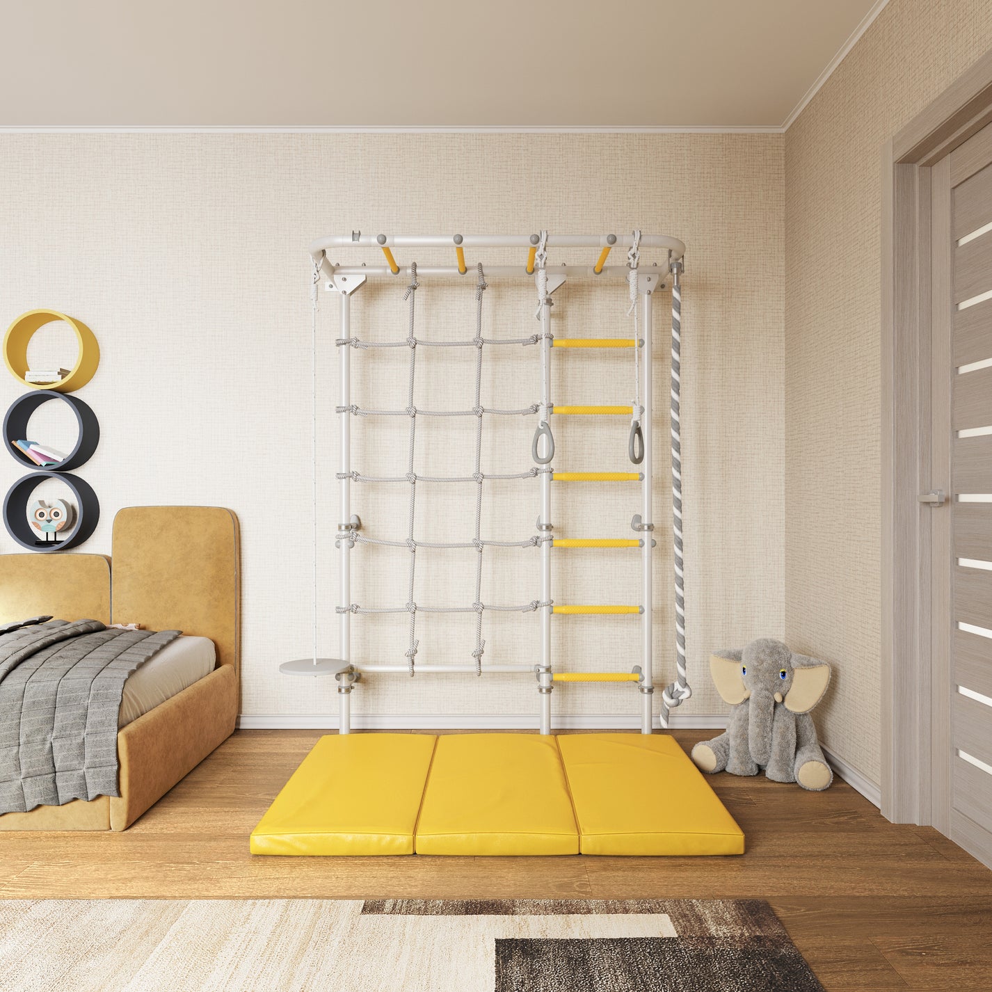 Indoor home playground Monkey bar Jungle gym S7 SportMur